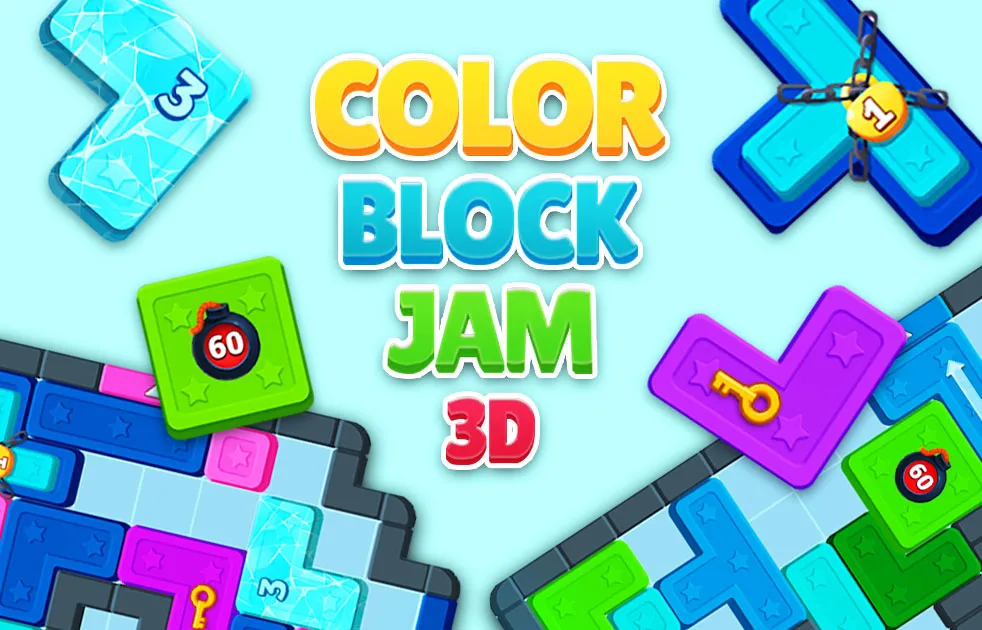 Color Block Away: Block Jam 3D