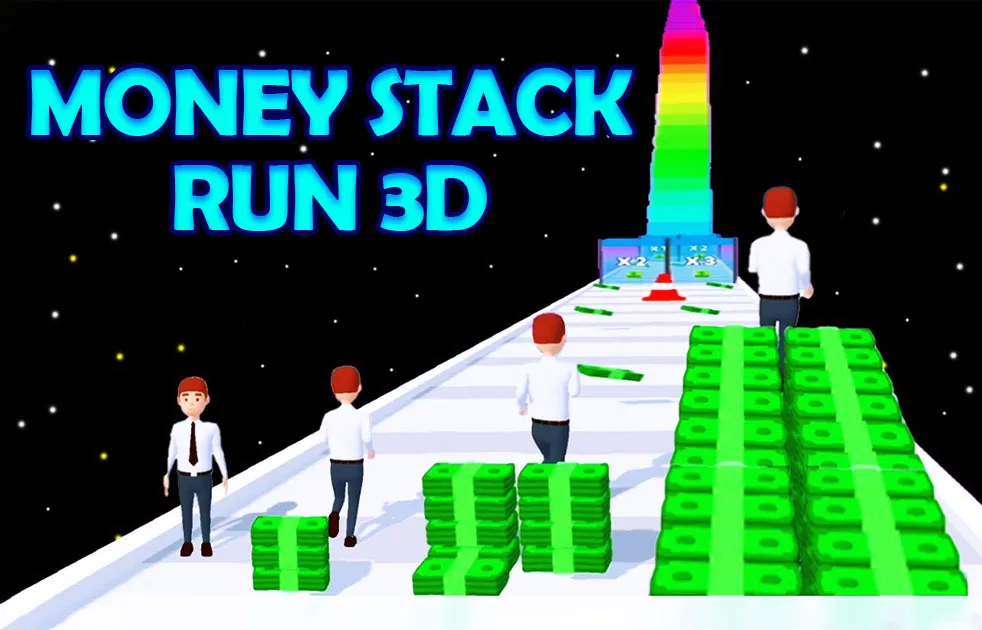 Money Stack Run 3D